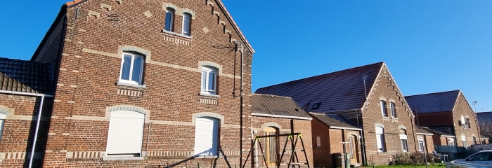 Illustration de maisons des mines