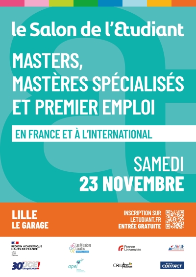 Le Salon de l'Etudiant masters, mastères spécialisés et premier emploi