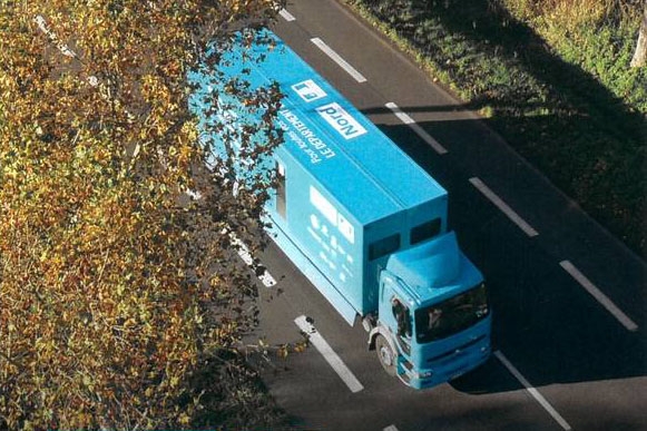 Le camion bleu du Douaisis
