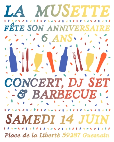 La Musette fête ses 6 ans le samedi 14 juin