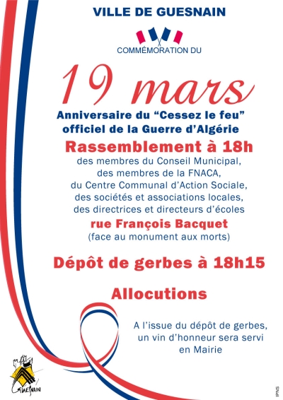 Commémoration du 19 mars