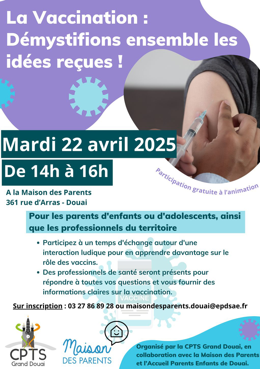La vaccination pour les parents d'enfants ou d'adolescents